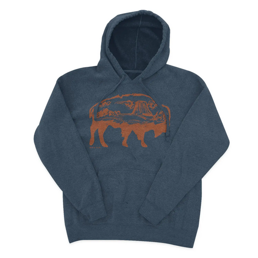 Bison Landscape Unisex Hoodie
