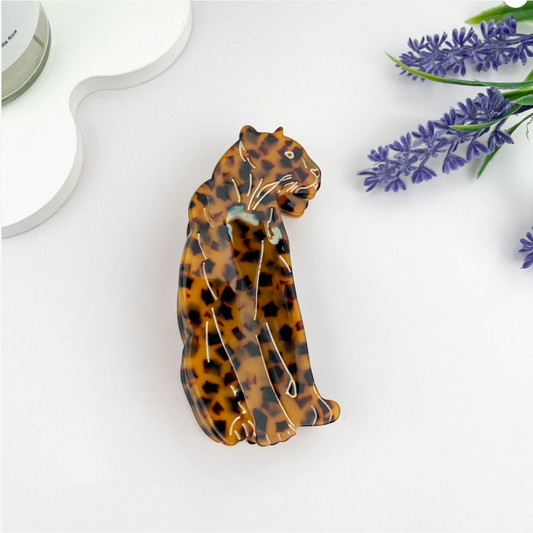 Exquisite & Wise Jaguar Acetate Hair Claw Clip