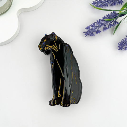 Exquisite & Wise Jaguar Acetate Hair Claw Clip