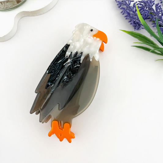 Eagle Acetate Animal Hair Claw Clip