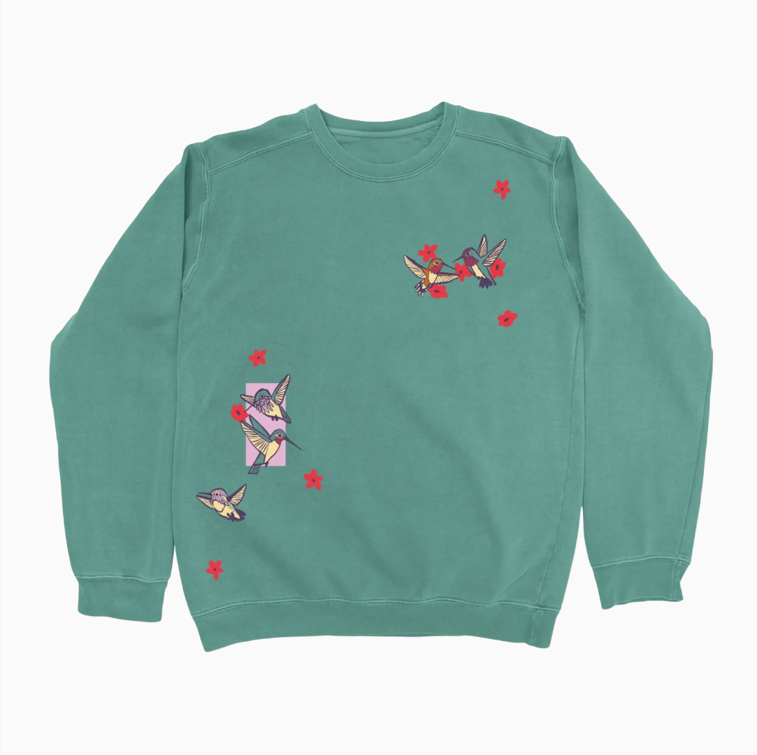 Hummingbirds Sweatshirt