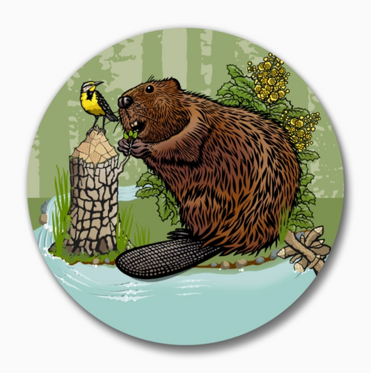 Beaver Magnetic Bottle Opener