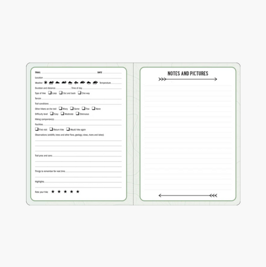The Hiking Logbook: Record Your Adventures