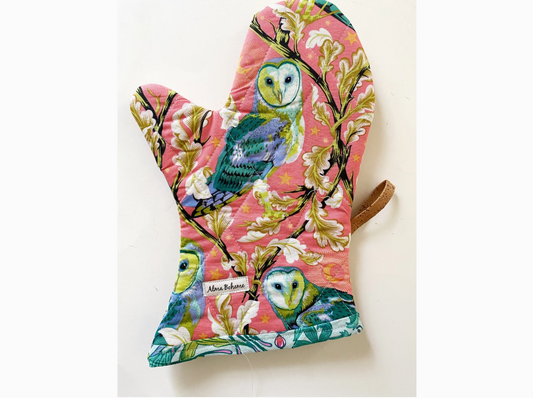 Cork and Cotton Oven Mitt