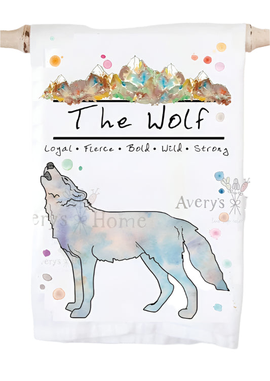 Tea Towel The Wolf
