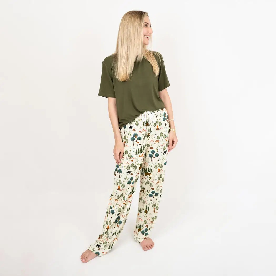 Relaxed Lounge Pajama Pants - In the Woods