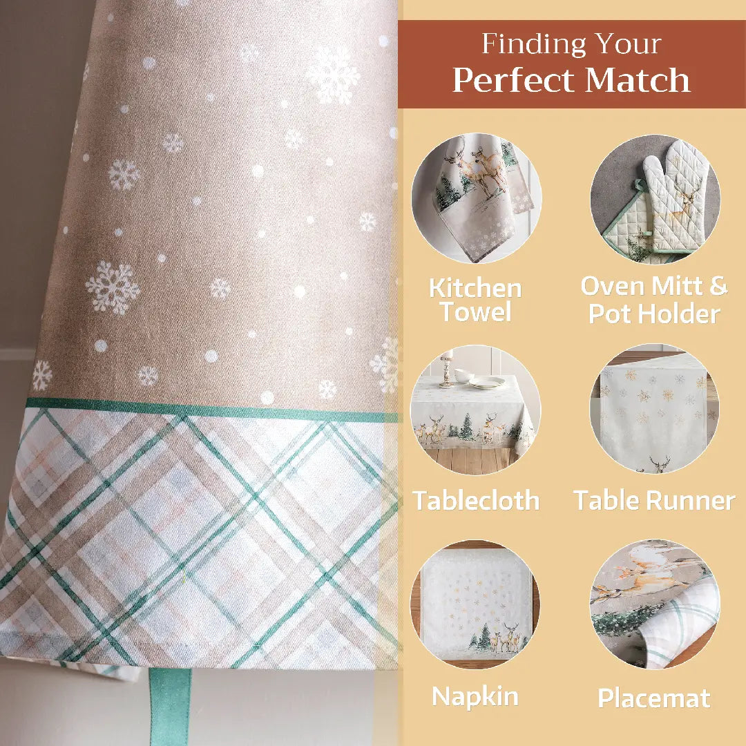 Deer In The Woods- 100% Cotton Apron