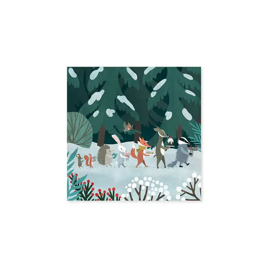 Christmas Gathering Mini Pop-Up Card