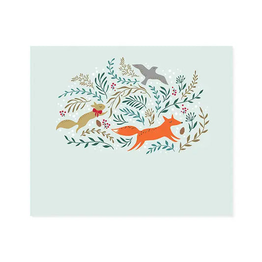 Silent Night Deer Shadow Box Pop-Up Card With Lights