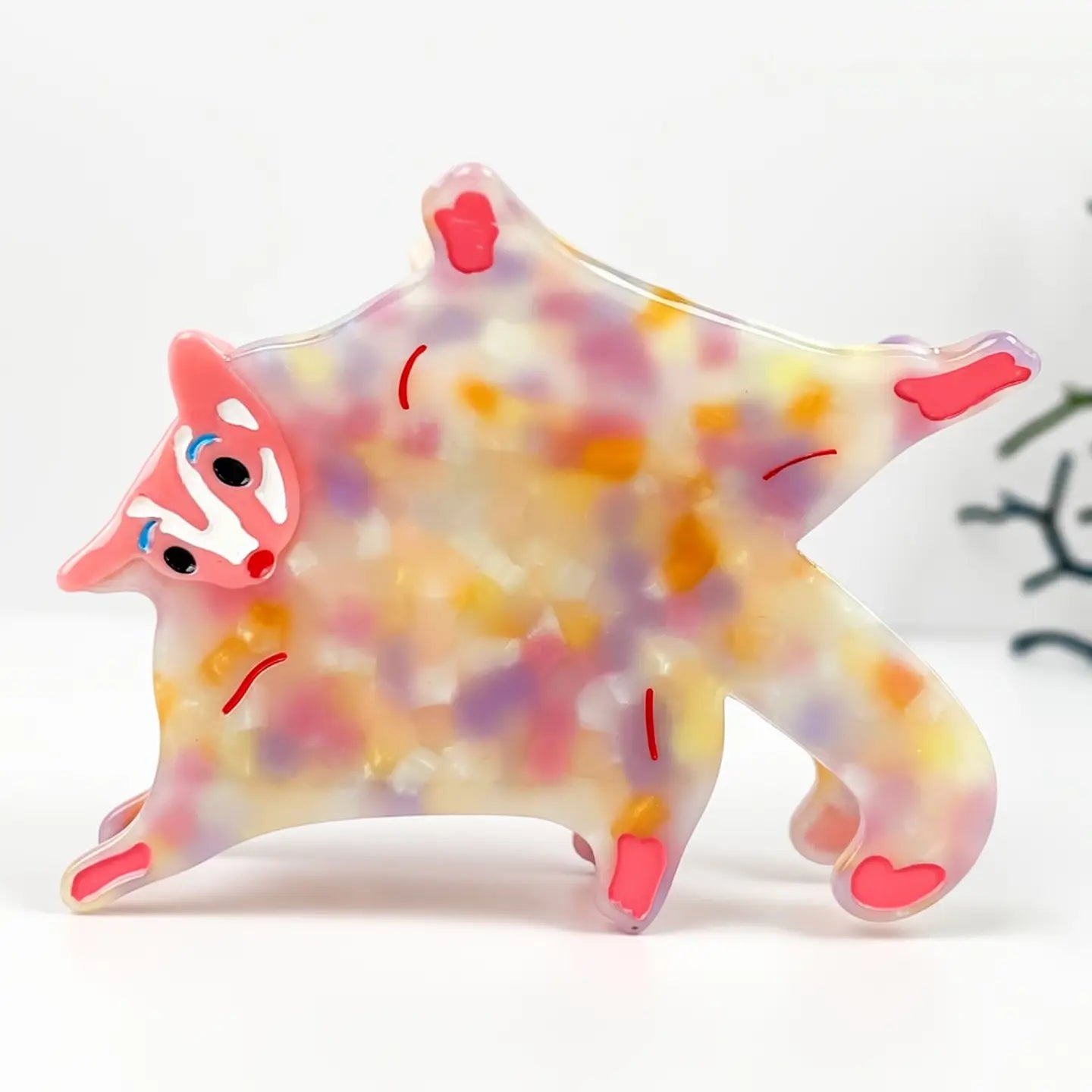 Sugar Glider Acetate Hair Claw Clip