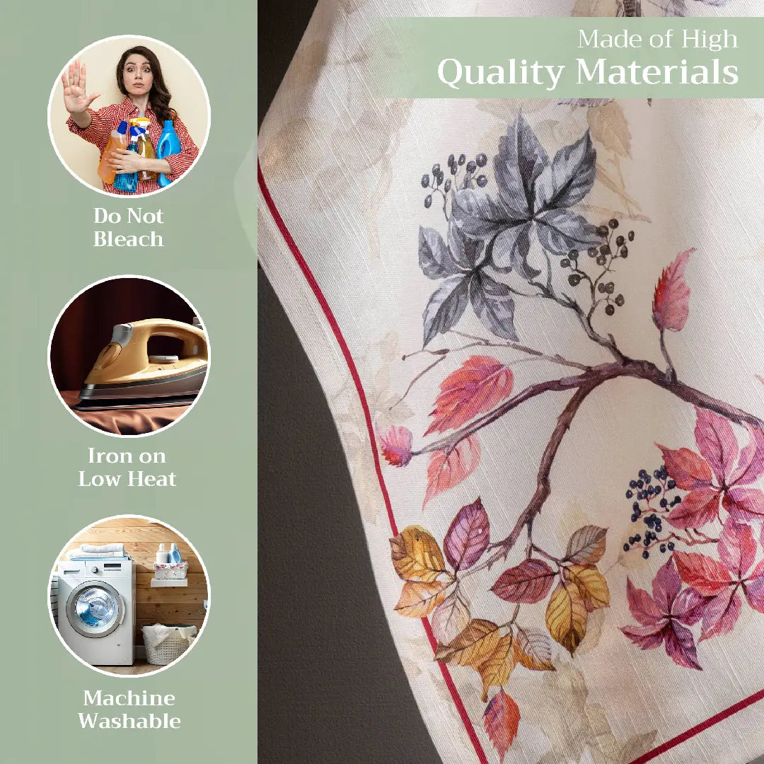 Fall Equinoxe Beige - 100% Cotton Kitchen Towels