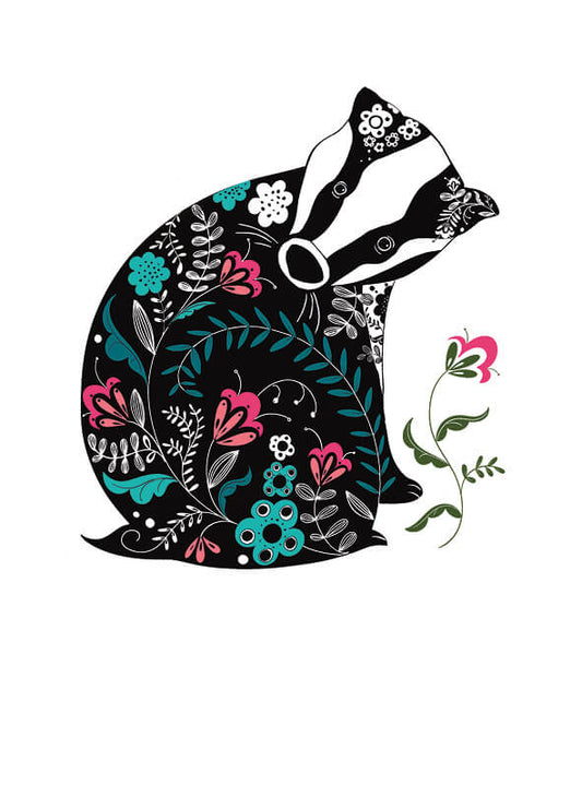 NC Emboss Badger Art