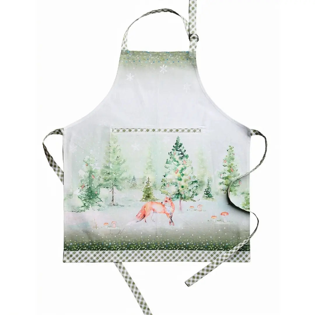Winter Mornings - 100% Cotton Apron