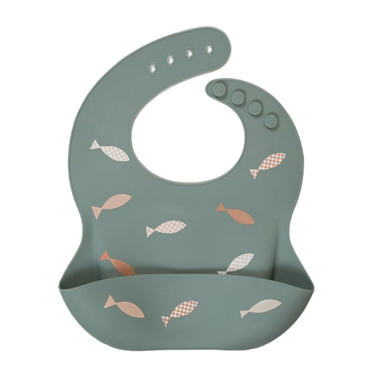 Silicone Baby Bib - Fish