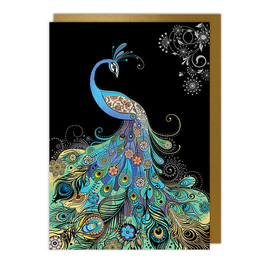 Peacock Elegant Card