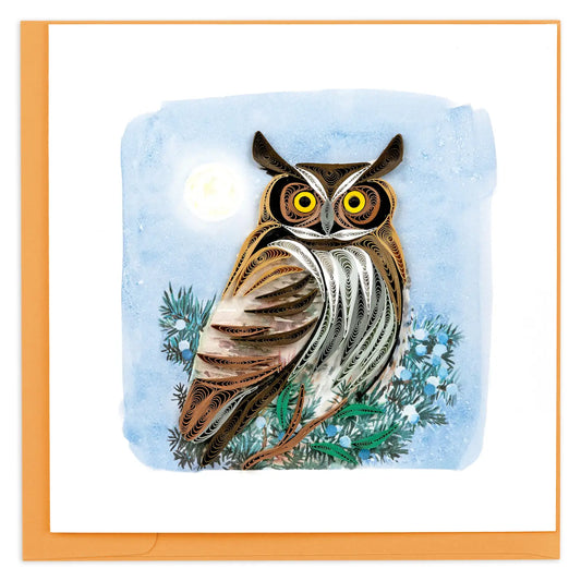 NC Great Horned Owl Quilling