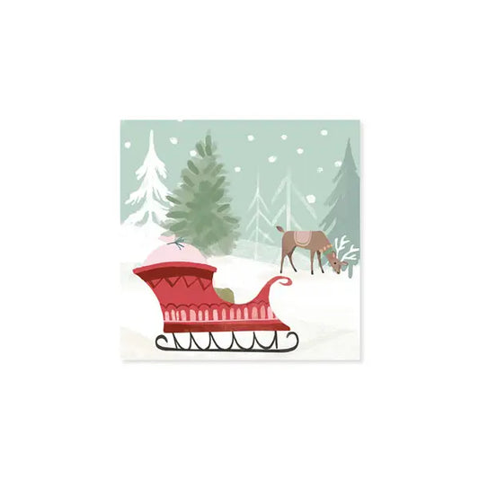 Up Up and Away Christmas Mini Pop-Up Card