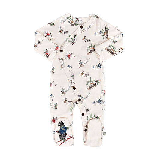 Mountain Express - Baby Footie Onesie