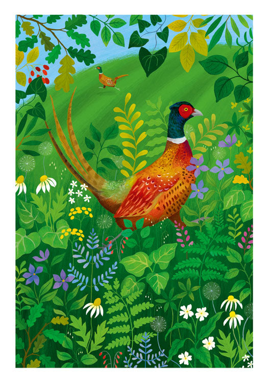 Pheasant Blank Card
