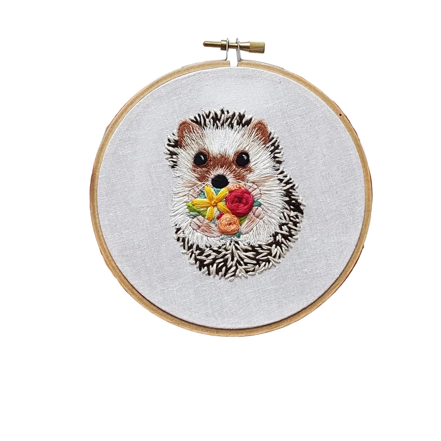 Hedgehog Embroidery Kit