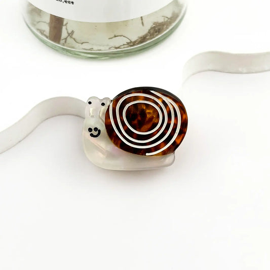 Mini Cute Snail Hair Claw Clip