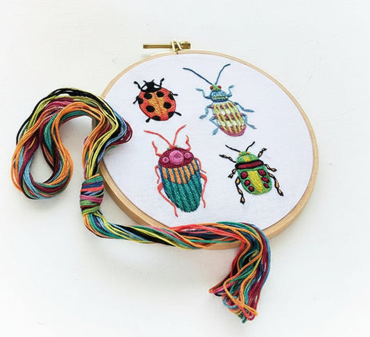 Beetle Collection Embroidery Kit