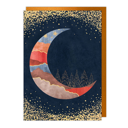 Slice Moon Card