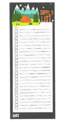 Notepad Supply List