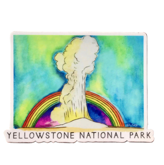 Sticker Old Faithful Rainbow