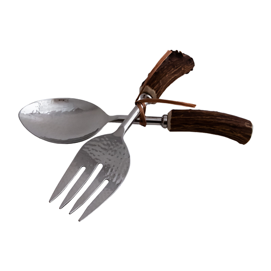 Antler Salad Serving Set Large