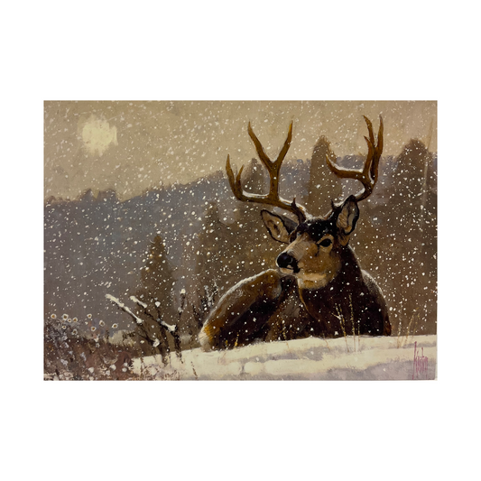 Bob Kuhn 'Beautirest' Notecard