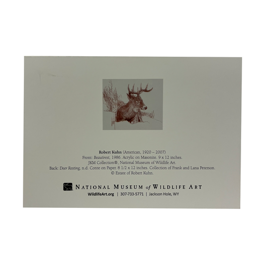 Bob Kuhn 'Beautirest' Notecard