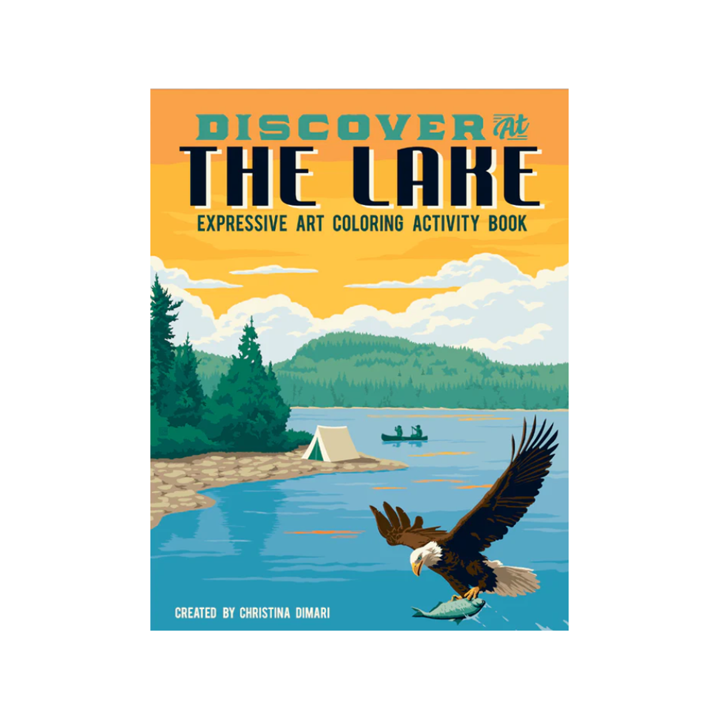 Discover at the Lake Coloring Book