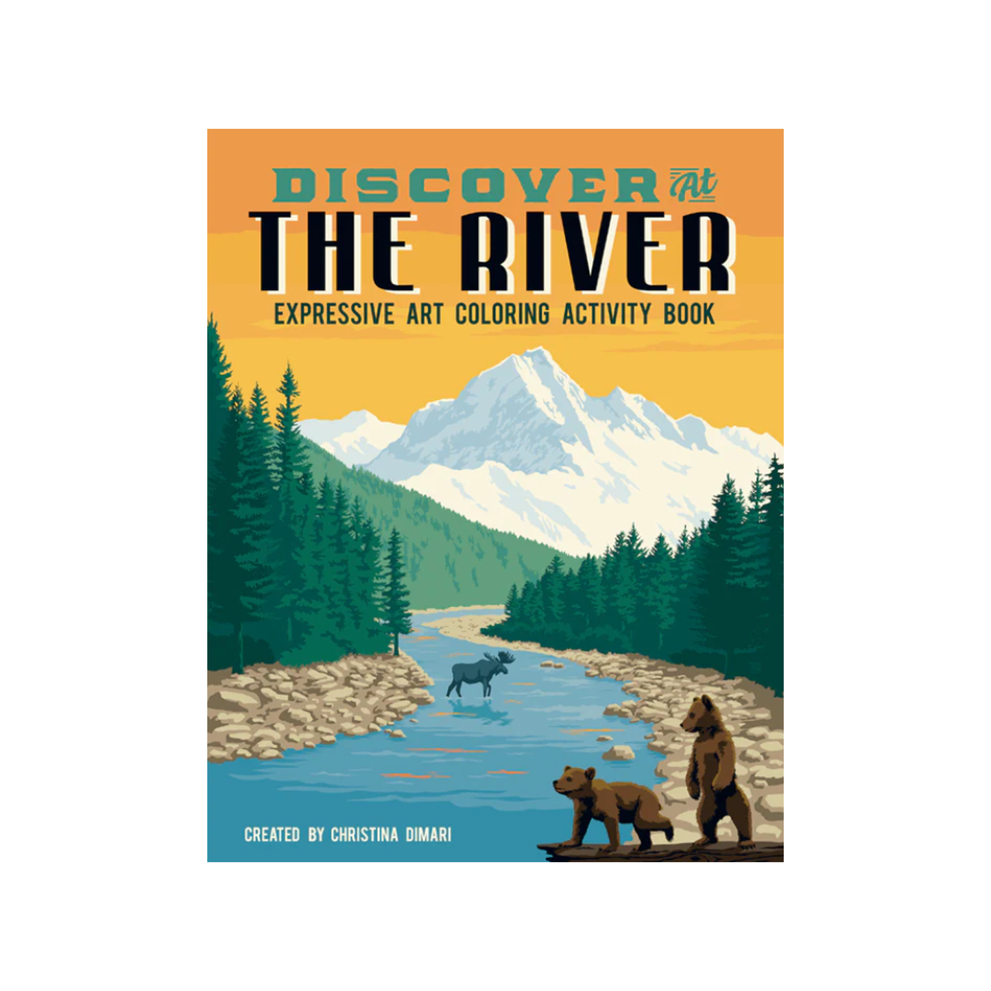 Discover at the River Coloring Book