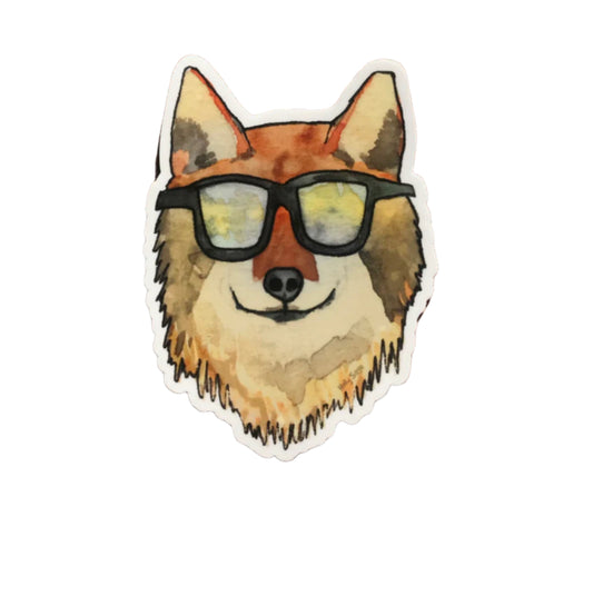 Sticker Cool Coyote