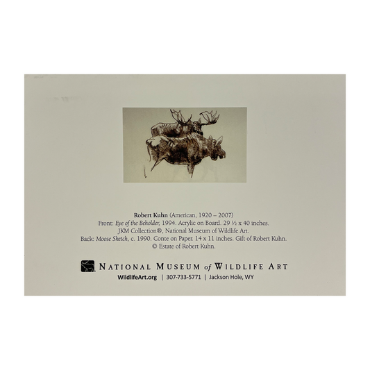 Bob Kuhn 'Eye of the Beholder' Notecard