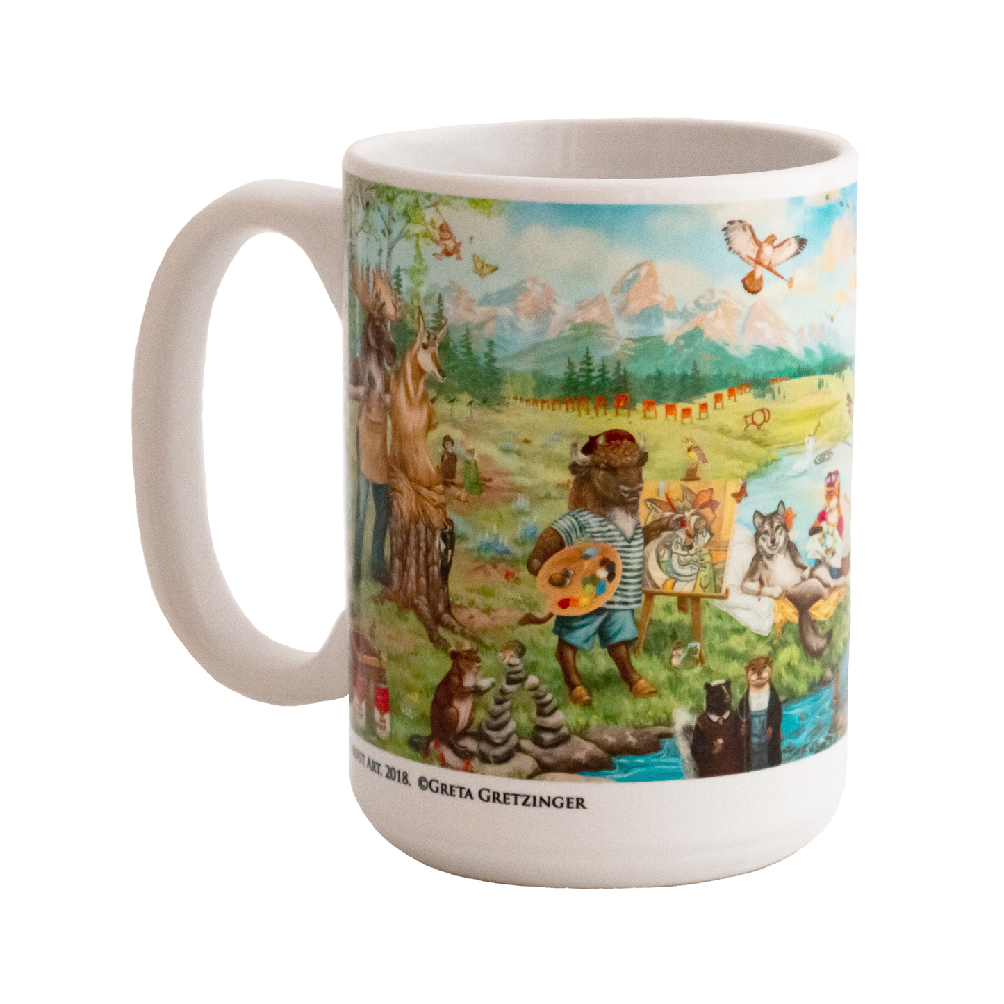 'Wild About Art' Mug