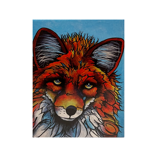 Magnet 'What a Fox' (Indigenous Collection)