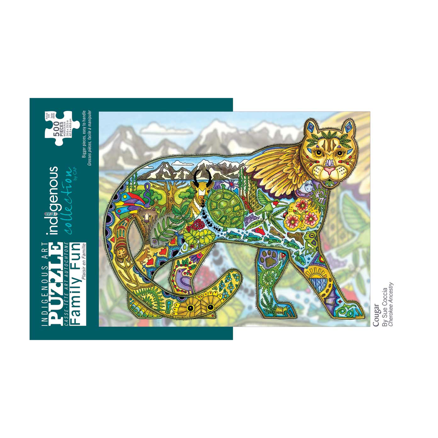 Indigenous Collection Puzzle 'Cougar'