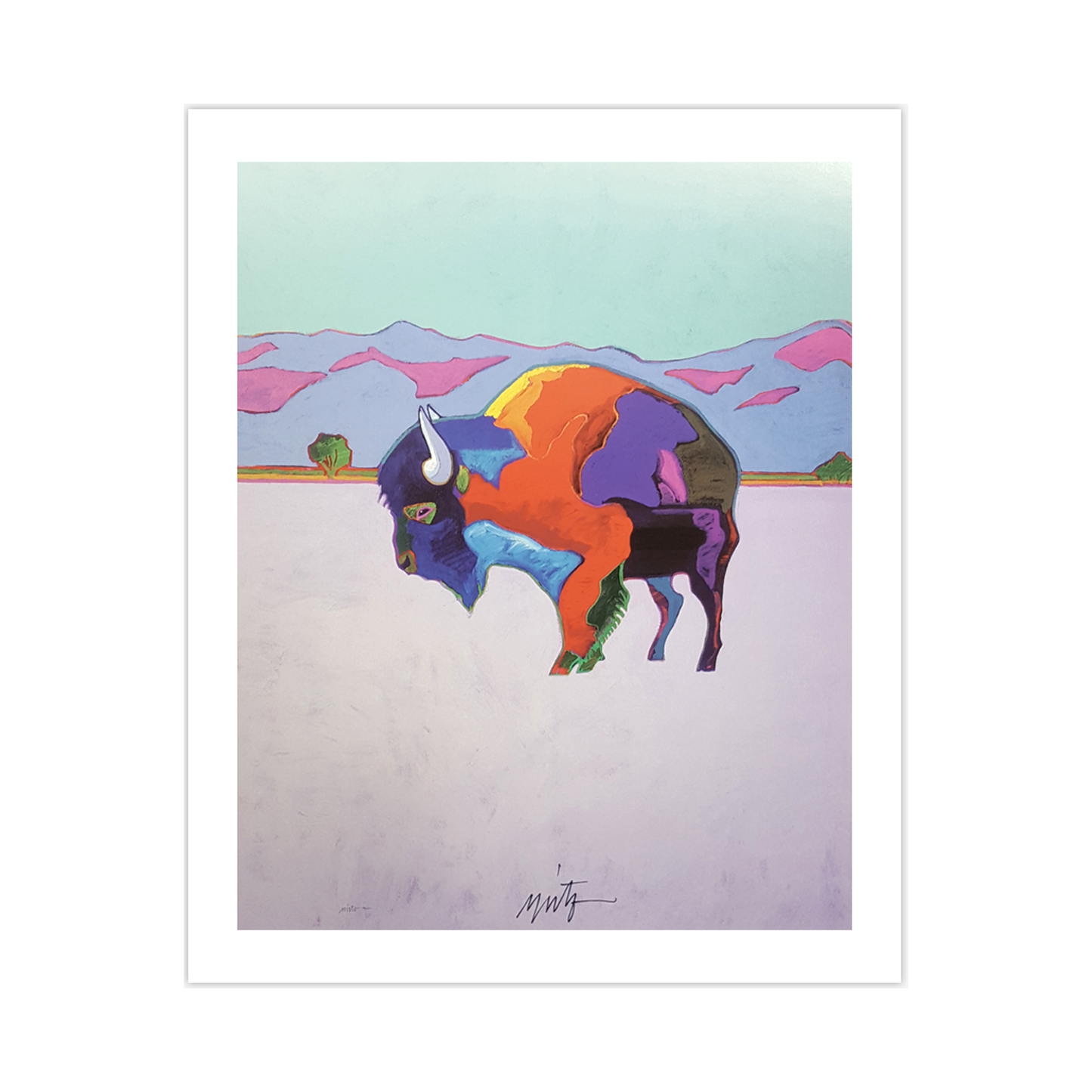 'Taos Buffalo' John Nieto Print