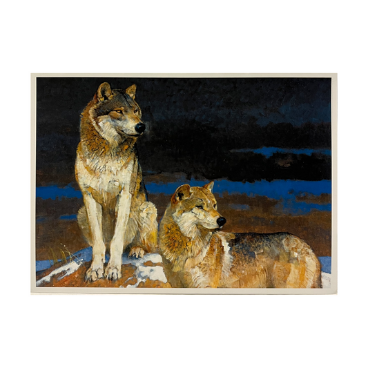 Bob Kuhn 'The Return of Caribou' Notecard