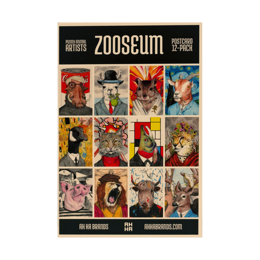 'Zooseum Artists' Postcard Pack 12