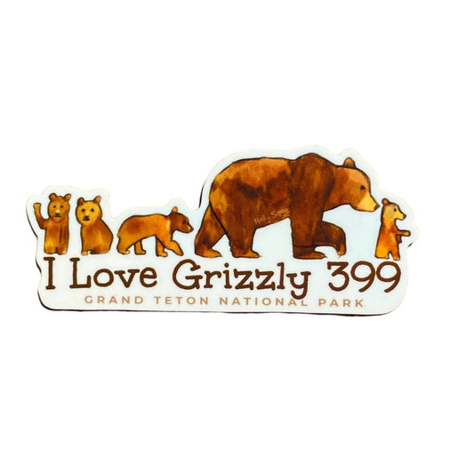 Sticker I Love Grizz 399/Cubs