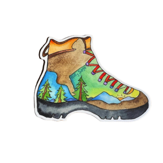 Sticker Hiking Boot