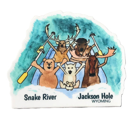 Sticker Wild Rafting Life