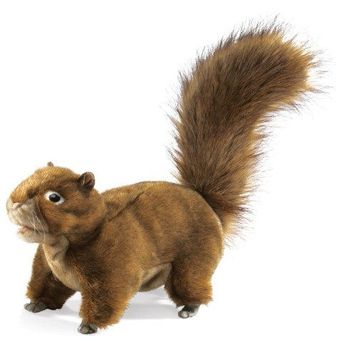 Puppet Squirrel Red